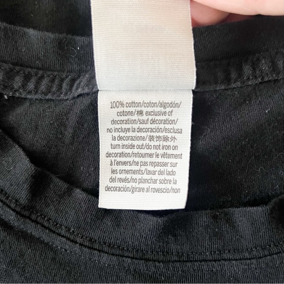 Victoria’s Secret PINK Black Sequins Bling Long Sleeve Tee | M - Picture 5 of 9